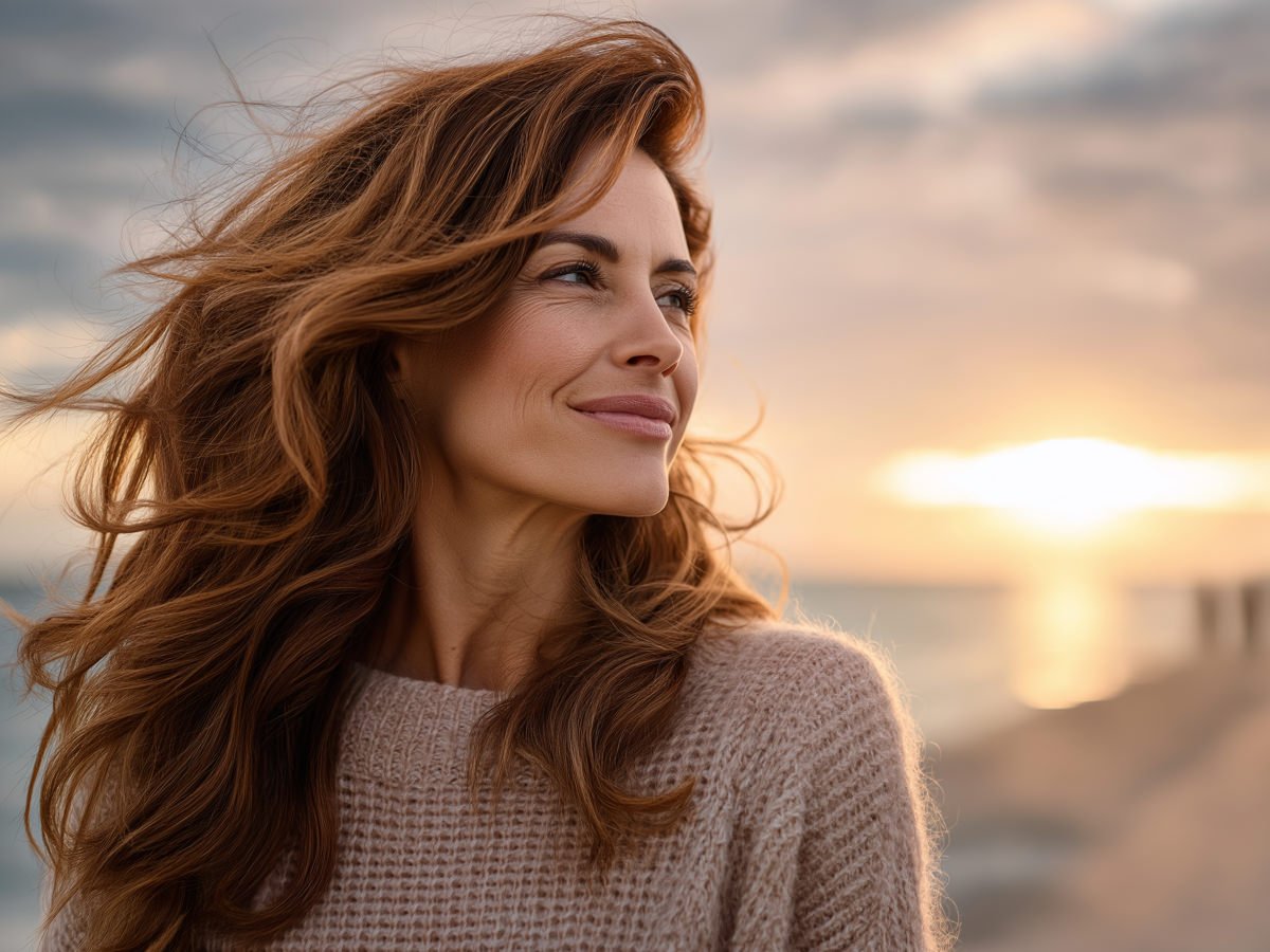white rock auburn hair trend from summer to fall at Fresh Hair Concepts
